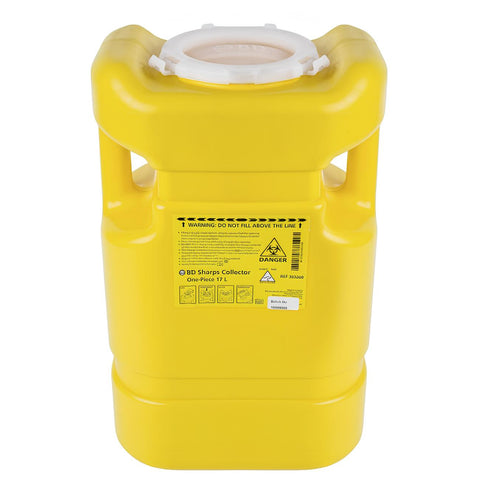 BD Sharps Container 17L One-Piece