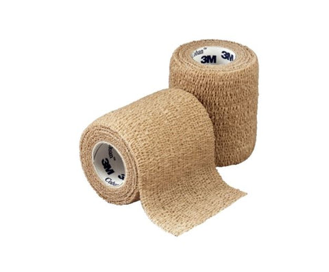 3M Coban Self-Adherent Wrap 10cm X 2m Tan