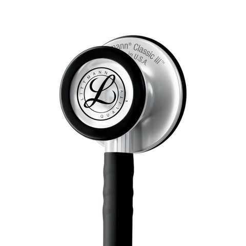 3M Littmann 5620C Classic III Stethoscope; Black Satin-finish Tubing And Stainless Steel Chestpiece