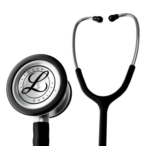 3M Littmann 5620C Classic III Stethoscope; Black Satin-finish Tubing And Stainless Steel Chestpiece