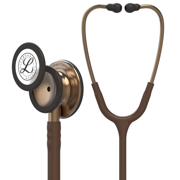 3M Littmann 5809 Classic III Stethoscope - Special Edition Copper Chestpiece; Chocolate Tube; Copper Stem And Headset