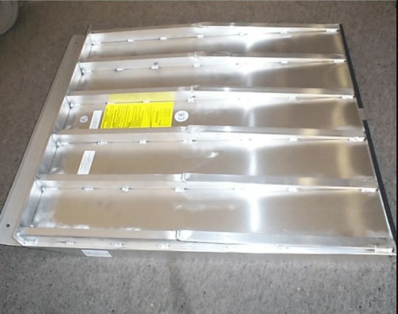Aluminium Solid Wheelchair Threshold Ramp, 360kg Capacity