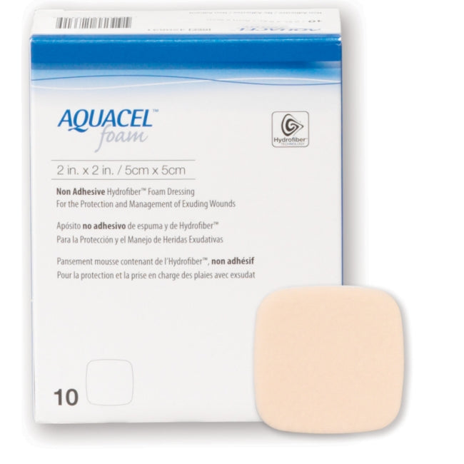 Aquacel Foam Non-Adhesive Dressing 10 X 10cm (BOX/10)