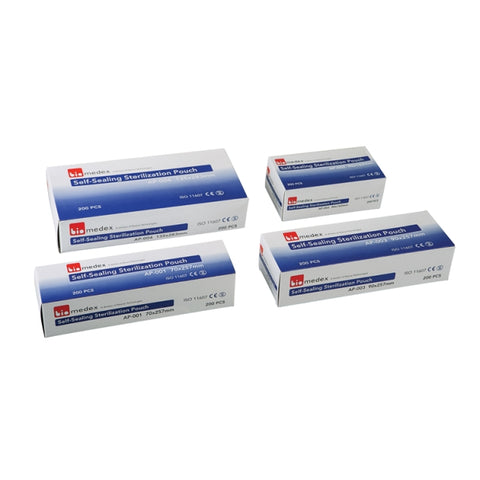 Autoclave Pouch 90 X 257mm Self Seal