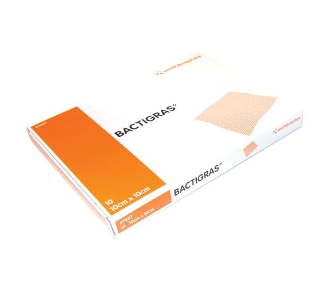 Bactigras 10 X 10cm Dressing Box/10