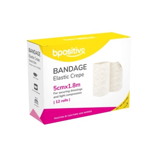Bpositive Bandage Elastic Crepe 5cm X 1.8m