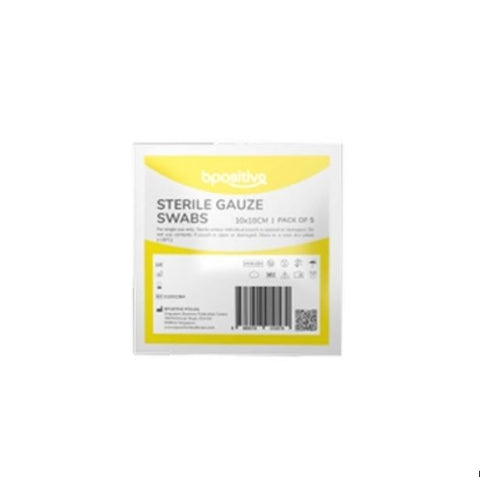 Bpositive Gauze Square 7.5 X 7.5cm 5's Sterile