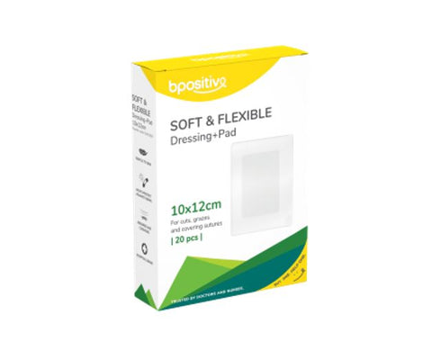 Bpositive Soft And Flexible Fabric Island Dressing 10 X 12cm