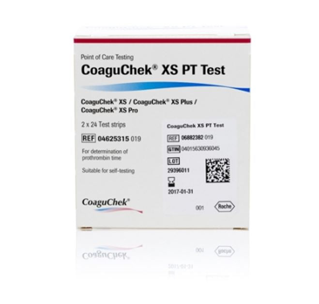 CoaguChek XS PT Test Strips - 2 X 24