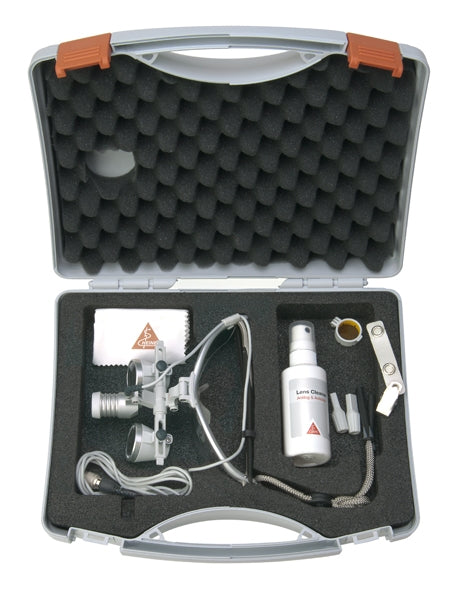 HEINE Binocular Loupe HR2.5 X 420 LL2 + I-View S-Frame