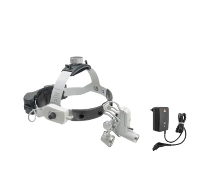 HEINE HR 2.5x 520mm Binocular Loupes With ML4 LED Headlight Kit With MPack UNPLUGGED