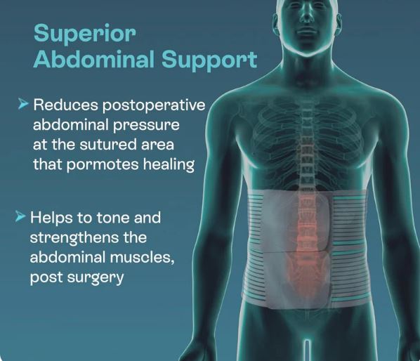 Tynor Abdominal Belt 8"/20cm A03 | Hernia & Post-Surgery Support
