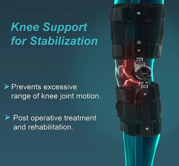Tynor ROM Knee Brace 18" D10 | Range of Motion Controlled Knee Brace