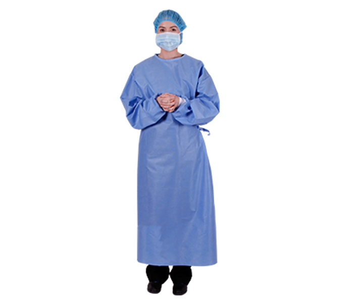 Reinforced Sterile Surgical Gown with 2 Towels (Large)