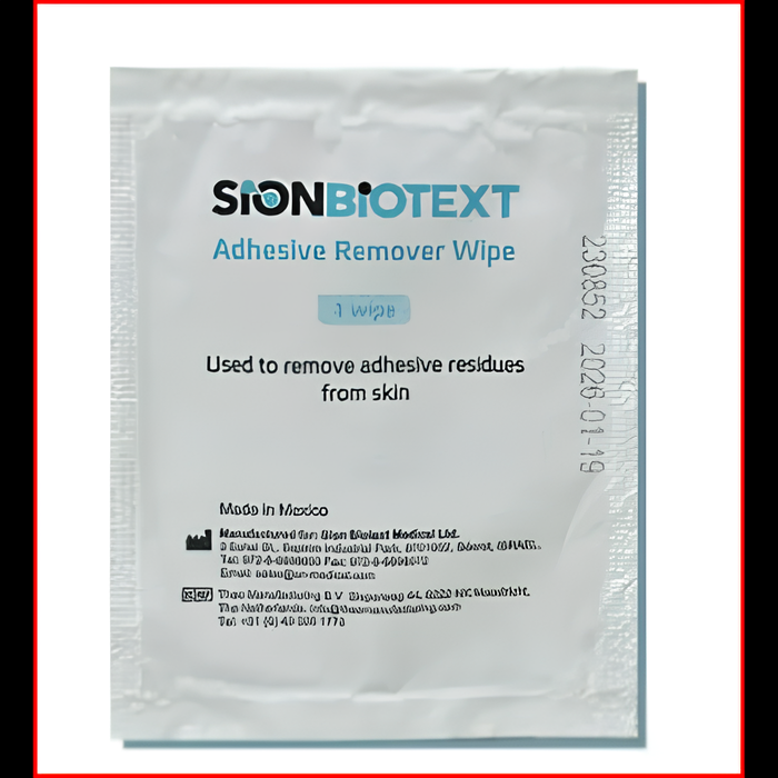 Sion Adhesive Remover Wipes (Box of 100)