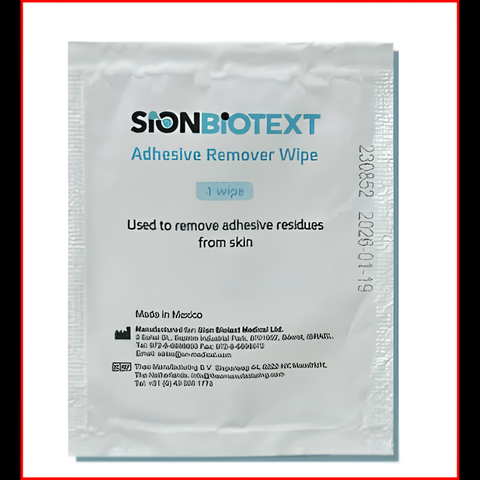 Sion Adhesive Remover Wipes (Box of 100)