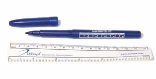 Skin Marking Pens Standard With Ruler( Box/25)