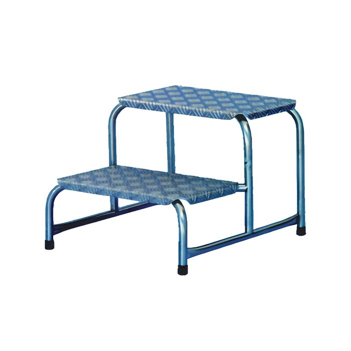 Step Up Stool Double S/S With Alluminium Top