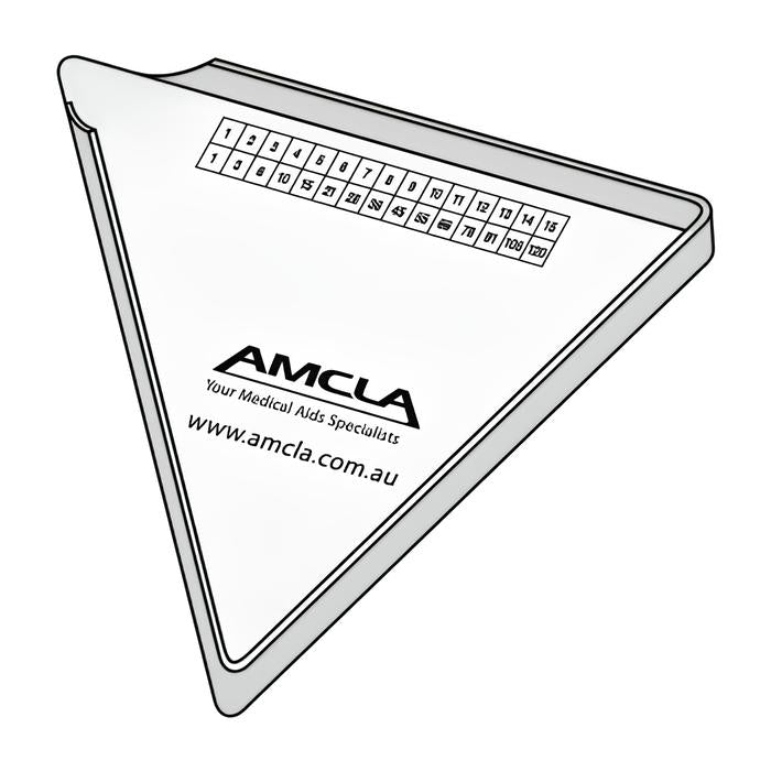 Triangular Pill Counter Tray