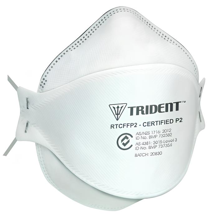 Trident P2 Level 3 Surgical Respirator Mask - Regular With Head Strap