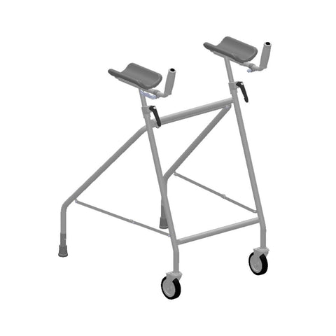 Walking Tutor with Swivel Wheels and Rear Glides