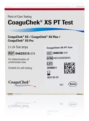 Coagucheck XS PT strips 2*24