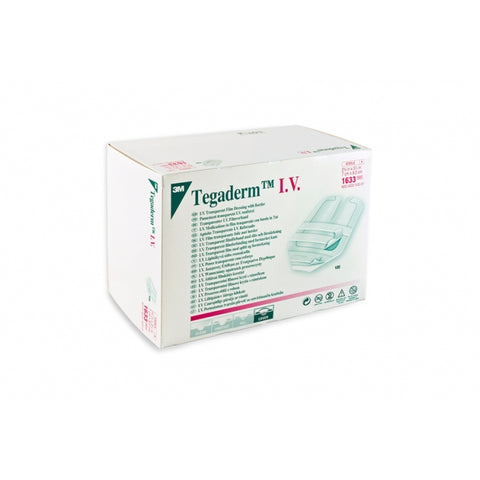 3M1633  Tegaderm 7 X 8.5cm IV Transparent Dressing