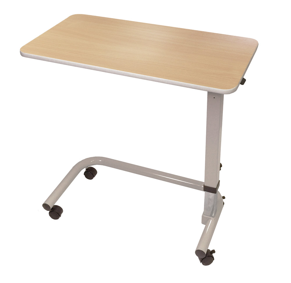 Overbed Table - Laminate Flat Top - Beech