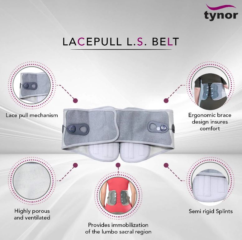 Lace Pull L.S. Belt (Lumbar Brace) – GENTREX INTERNATIONAL MEDICAL SUPPLIES  PTY LTD