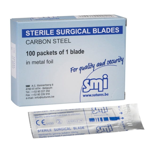 SMI Surgical Blades No.15 (box of 100) – GENTREX INTERNATIONAL MEDICAL ...