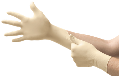 Latex Examination Powder Free Non Sterile Dermaclean Glove  Micro - Touch 100pcs\Box