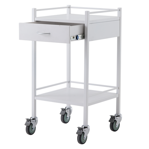 Medical Trolley One Drawer (Powder Coated)